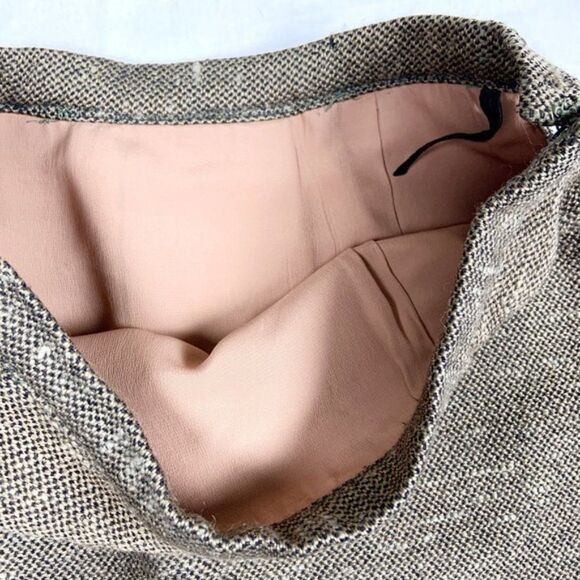 CLEARANCE! Brown VINTAGE Handmade Skirt Size 4 VGUC - Picture 7 of 7